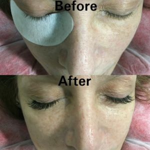before and after eyelash extensions-tampa